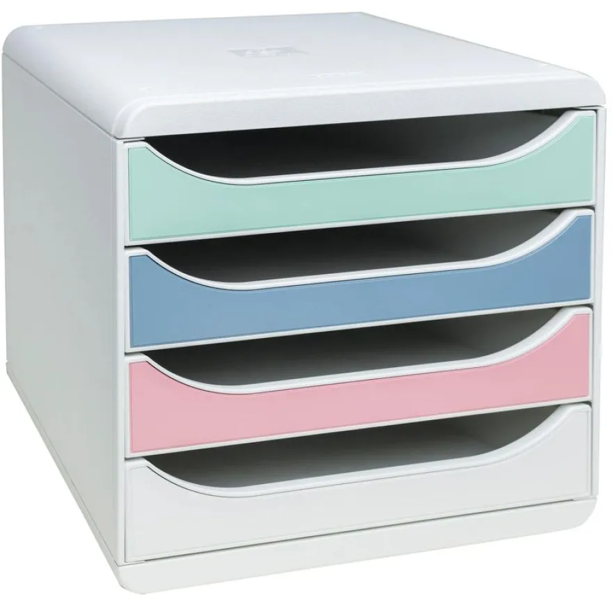 Exacompta - Module de classement Big Box 4 tiroirs Autentik