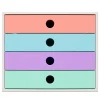 Exacompta - Module de classement FiliBox 4 tiroirs Candy Tidy - 348x284x234 mm