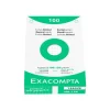 Exacompta - Pack de 100 fiches Bristol quadrillées - 10 x 15 cm - blanc