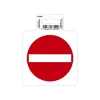 Exacompta - Panneau de signalisation adhésif - Entrée interdite - 10 cm de diamètre