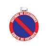 Exacompta - Panneau Défense de stationner/sortie de voiture - 20 cm de diamètre