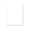 Exacompta - Papier listing blanc - 1000 feuilles 240 mm x 12" - bandes Caroll détachables - microperforations 4 côtés - 2 plis