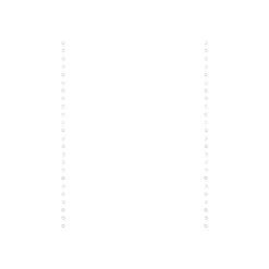 Exacompta - Papier listing blanc - 2000 feuilles 240 mm x 12" - bandes Caroll détachables - microperforations 4 côtés - 80gr
