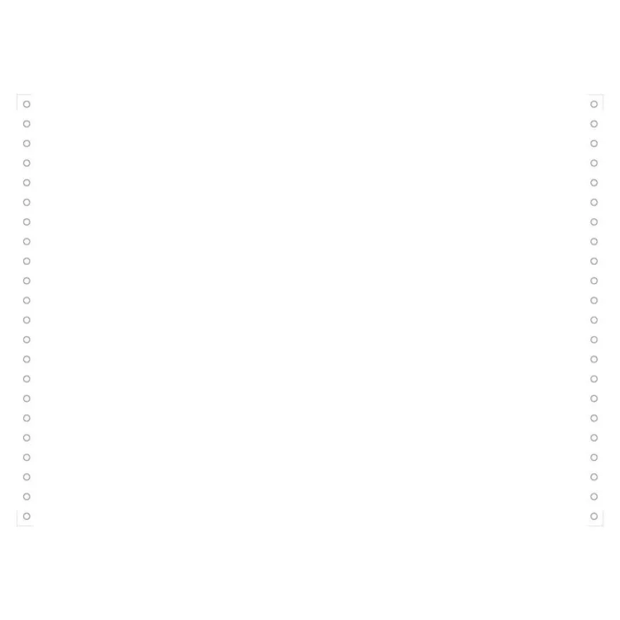 Exacompta - Papier listing blanc - 2000 feuilles 380 mm x 11" - bandes Caroll détachables - 1 pli