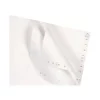 Exacompta - Papier listing blanc - 2000 feuilles 380 mm x 11" - bandes Caroll détachables - 1 pli