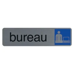 Exacompta - Pictogramme - Bureau - 44 x 165 mm - aluminium brossé