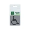 Exacompta - Pictogramme - Handicapés - 75 x 75 mm - aluminium brossé