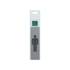 Exacompta - Pictogramme - Homme - 44 x 165 mm - aluminium brossé