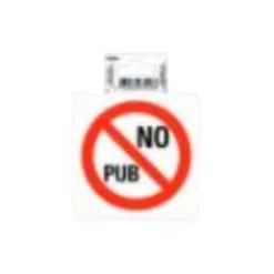 Exacompta - Pictogramme adhésif "no pub" - 100 x 100 mm