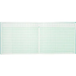 Exacompta - Piqûre à tête paresseuse - 24 colonnes sur 2 pages - 27 x 32 cm - 80 pages