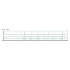 Exacompta - Piqûre à tête paresseuse - 32 colonnes sur 2 pages - 29,7 x 38 cm - 80 pages
