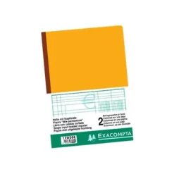 Exacompta - Piqûre à tête paresseuse - 2 colonnes sur 1 page - 29,7 x 21 cm - 80 pages