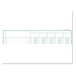 Exacompta - Piqûre comptable - 5 colonnes par page - 32 x 25 cm - 80 pages