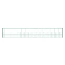 Exacompta - Piqûre comptable - 11 colonnes par page - 25 x 32 cm - 80 pages
