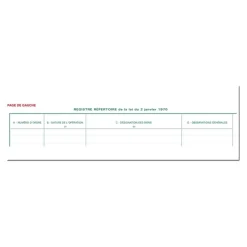 Exacompta - Piqûre pour agents immobiliers et marchands de biens - 25 x 32 cm - 80 pages