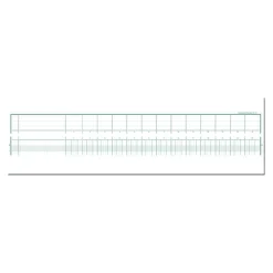 Exacompta - Piqûre tête paresseuse - 13 colonnes par page - 27 x 32 cm