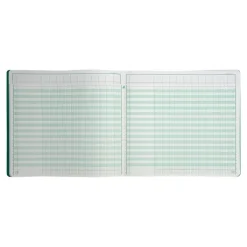 Exacompta - Piqûre tête paresseuse - 11 colonnes par page - 27 x 32 cm