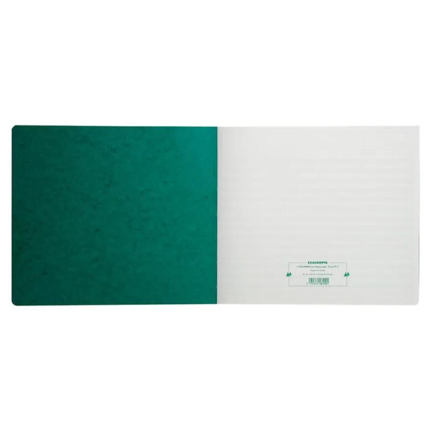 Exacompta - Piqûre tête paresseuse - 11 colonnes par page - 27 x 32 cm
