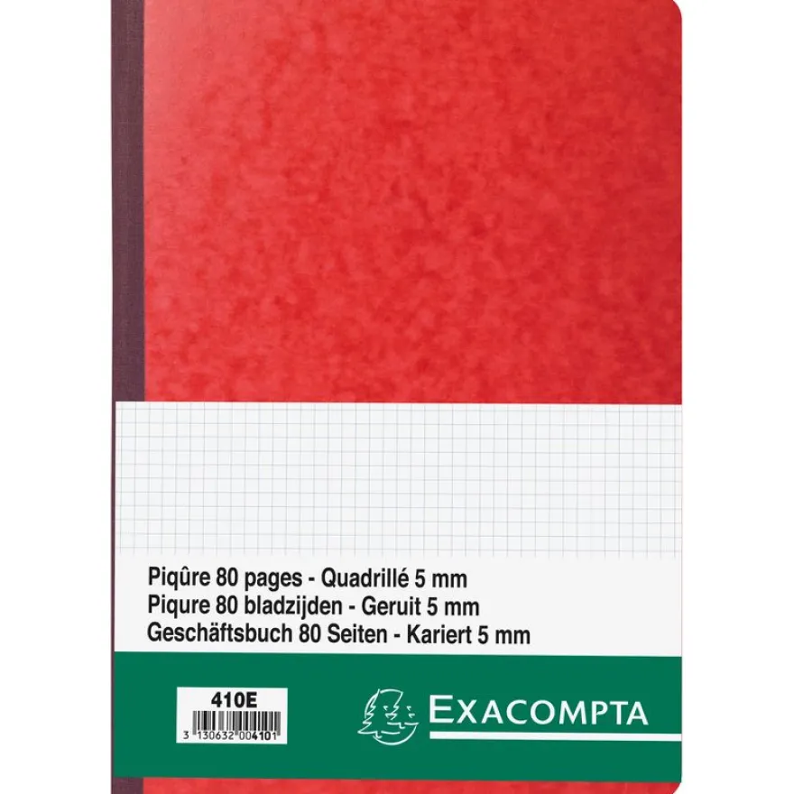 Exacompta - Piqûre 5x5 folioté - 29,7 x 21 cm - 80 pages