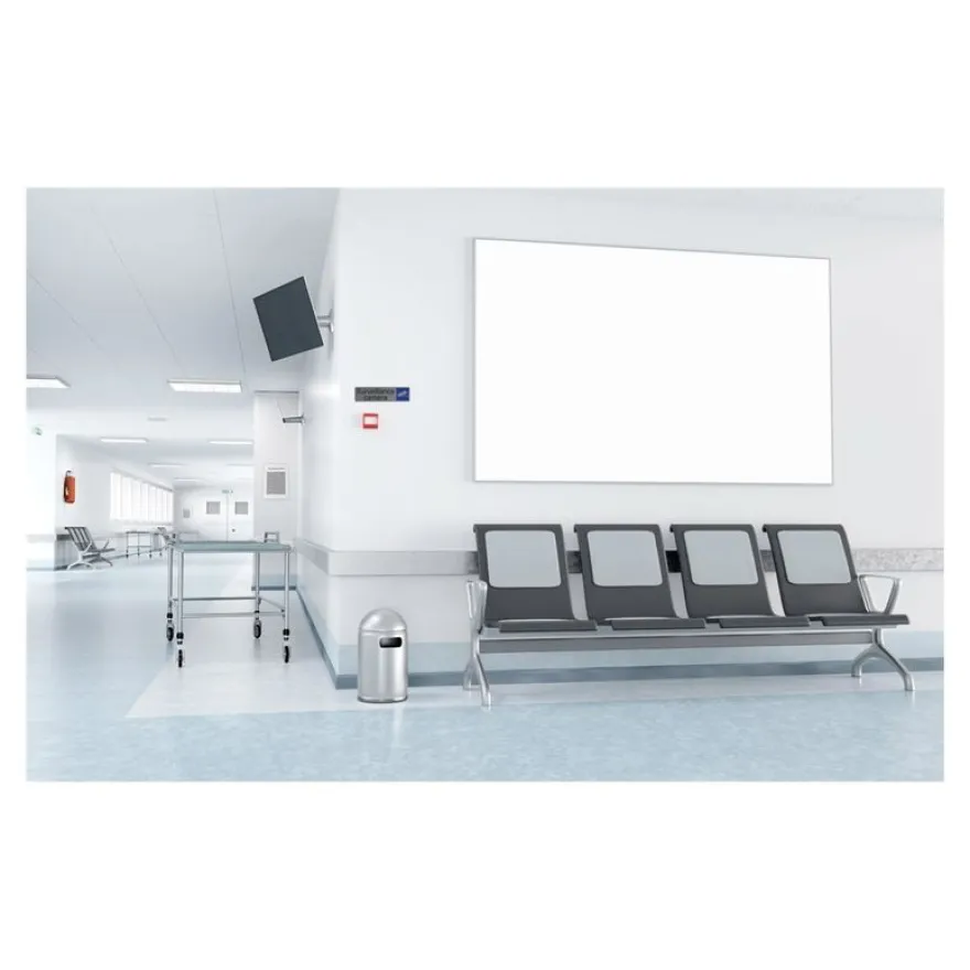 Exacompta - Plaque de signalisation Surveillance caméra - 165 x 44 mm - aluminium brossé