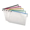 Exacompta - Pochette à fermeture éclair en plastique souple - A3 - disponible dans différentes couleurs