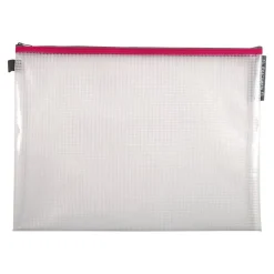 Exacompta - Pochette à fermeture éclair en plastique souple - A3 - disponible dans différentes couleurs