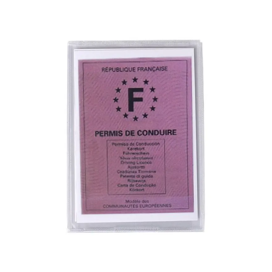 Exacompta - Pochette de protection - 73 x 107 mm - permis de conduire