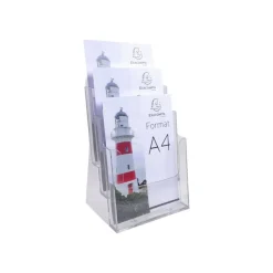 Exacompta - Porte-brochures A4 - 3 compartiments
