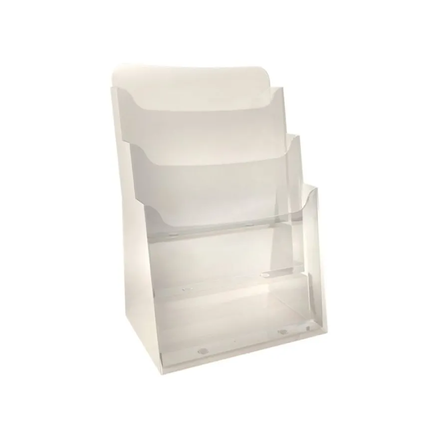 Exacompta - Porte-brochures A4 - 3 compartiments