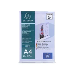 Exacompta - Porte-visuel droit - A4 vertical