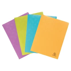 Exacompta - Protège-Documents en PP Recyclé Semi-Rigide Pop'N Co - 60 Vues - Couleurs Assorties