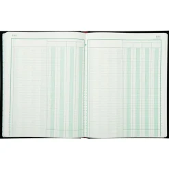 Exacompta - Registre 4 colonnes sur 1 page - 32 x 25 cm - 200 pages