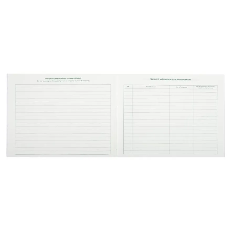 Exacompta - Registre de sécurité ERP - 32 pages - 24 x 32 cm