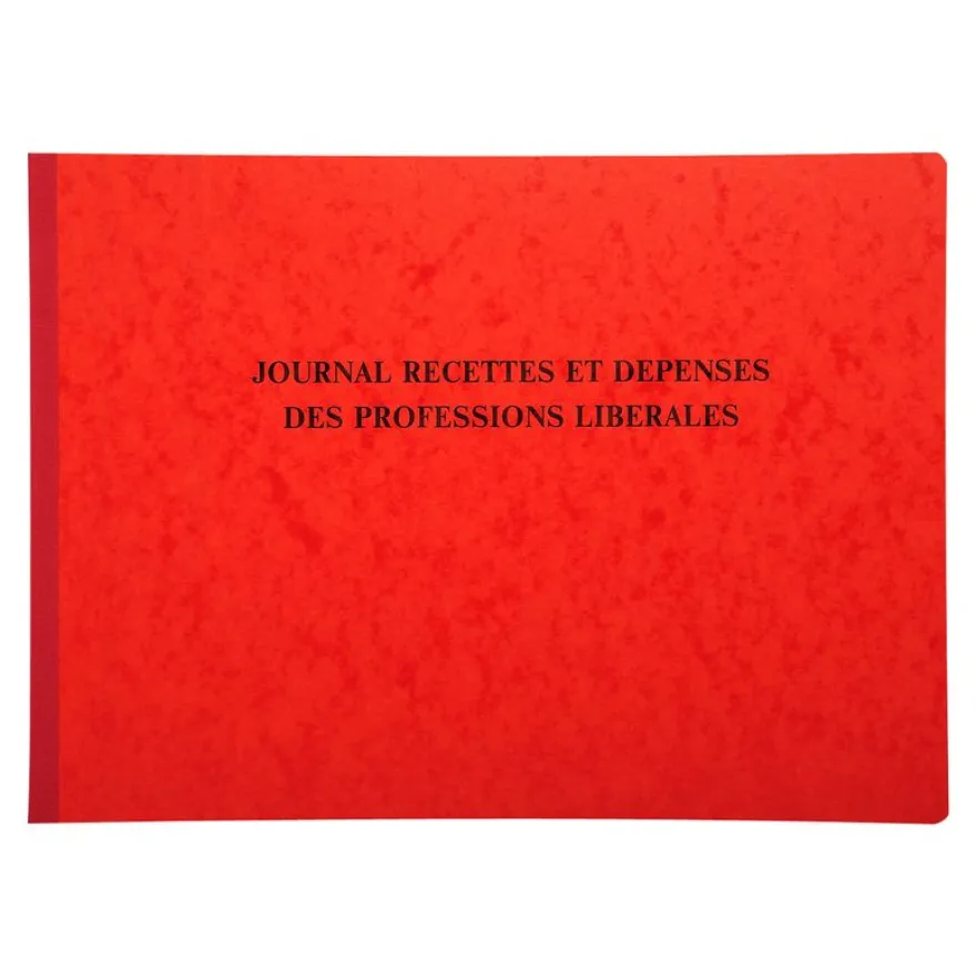Exacompta - Registre des recettes/dépenses pour professions libérales - 27 x 38 cm - 80 pages