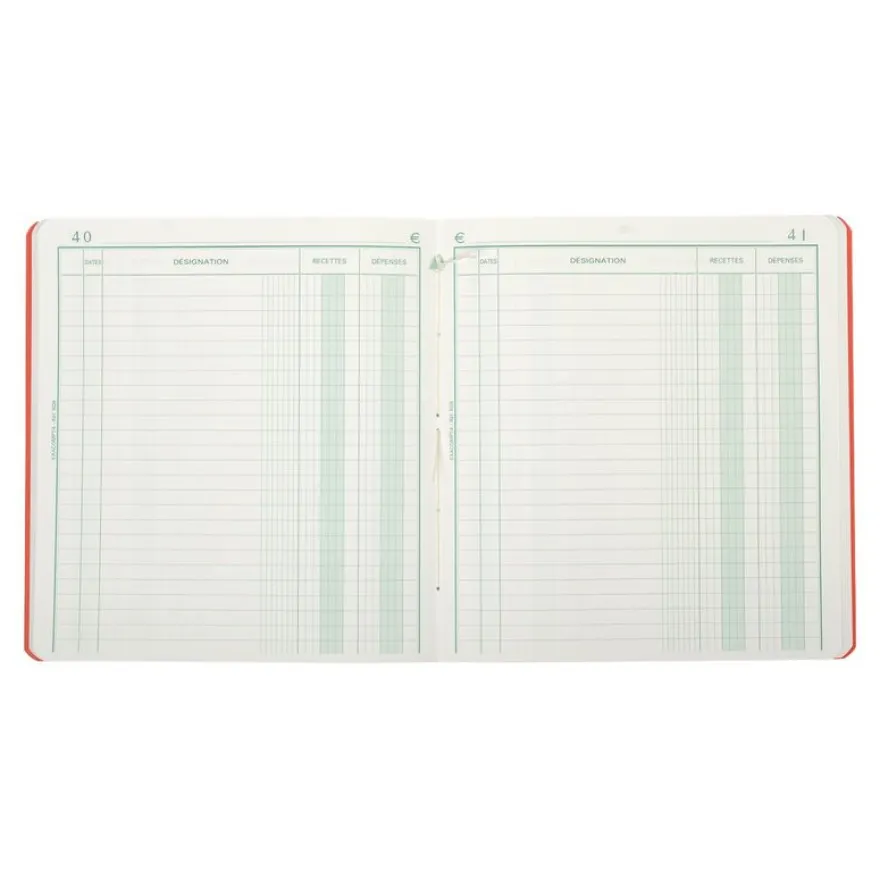 Exacompta - Registre des recettes/dépenses - 21 x 19 cm - 80 pages