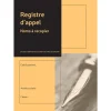 Exacompta - Registre d'appels journalier - noms à recopier chaque mois - A4