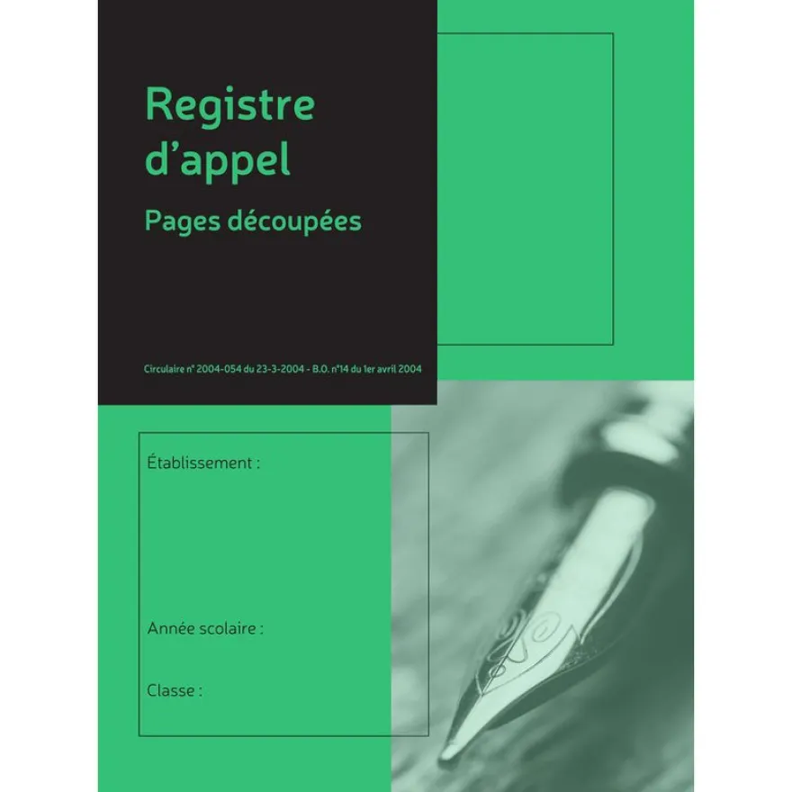 Exacompta - Registre d'appels journalier - pages découpées - A4
