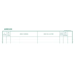 Exacompta - Registre Enregistrement du courrier - 32 x 27 cm - 200 pages