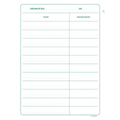 Exacompta - Registre Présences au conseil d'administration - 29,7 x 21 cm - 100 pages