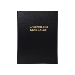 Exacompta - Reliure Délibérations des assemblées générales 4 anneaux