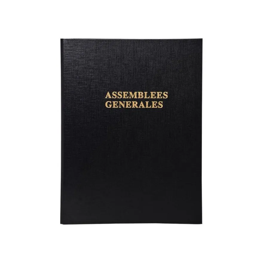 Exacompta - Reliure Délibérations des assemblées générales 4 anneaux