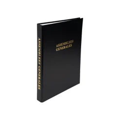 Exacompta - Reliure Délibérations des assemblées générales 4 anneaux