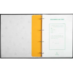 Exacompta - Reliure registre Mouvement de titres - 32 x 24 cm - 4 anneaux avec recharge de 100 feuillets