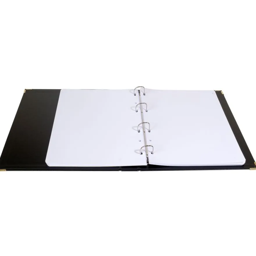 Exacompta - Reliure registre Conseils d'administration - 32 x 26 cm - 4 anneaux avec recharge 100 feuillets