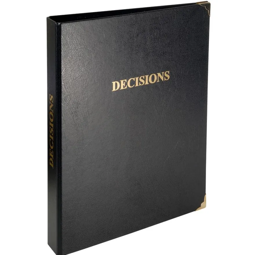 Exacompta - Reliure registre Décisions - 32 x 26 cm - 4 anneaux avec recharge 100 feuillets