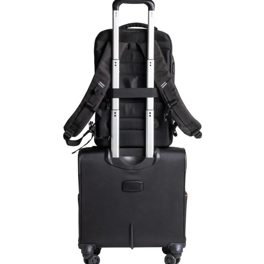 EXACOMPTA – Sac à dos ordinateur à coque Exactive – noir