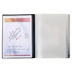 Exacompta - Trieur polypro 12 positions - noir