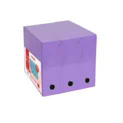 Exacompta Aquarel - 3 boîtes de transfert - dos 90 mm - disponible dans différentes couleurs