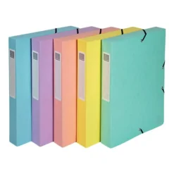 Exacompta Aquarel - Boîte de classement - dos 25 mm - disponible dans différentes couleurs pastels