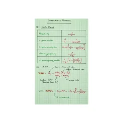 Exacompta Aquarel - Chemise à rabats + 25 fiches bristol 12,5x20 cm (4 couleurs assorties)